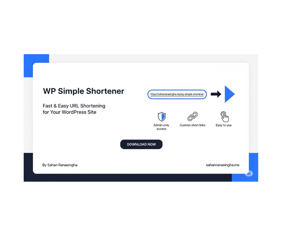 WP Simple Shortener